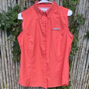 Columbia women’s tank top m orange